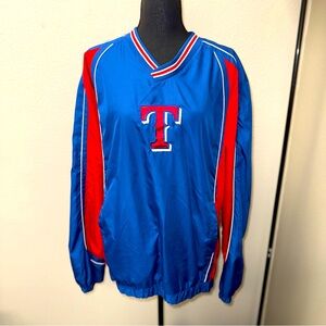 Texas Rangers MLB Genuine Merchandise Pullover Jacket. Size XL